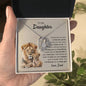 To My Daughter - "Forever Be My Baby Girl" Forever Love Necklace
