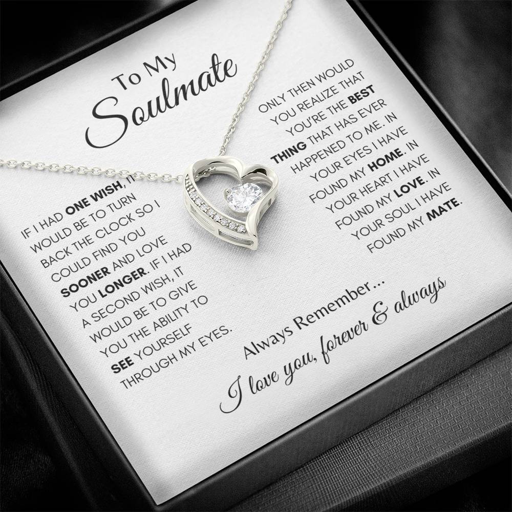 To My Soulmate - "You're The Best Thing" Love Necklace