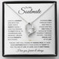 "To My Soulmate - My Missing Piece" Forever Love Necklace