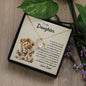 To My Daughter - "Forever Be My Baby Girl" Forever Love Necklace