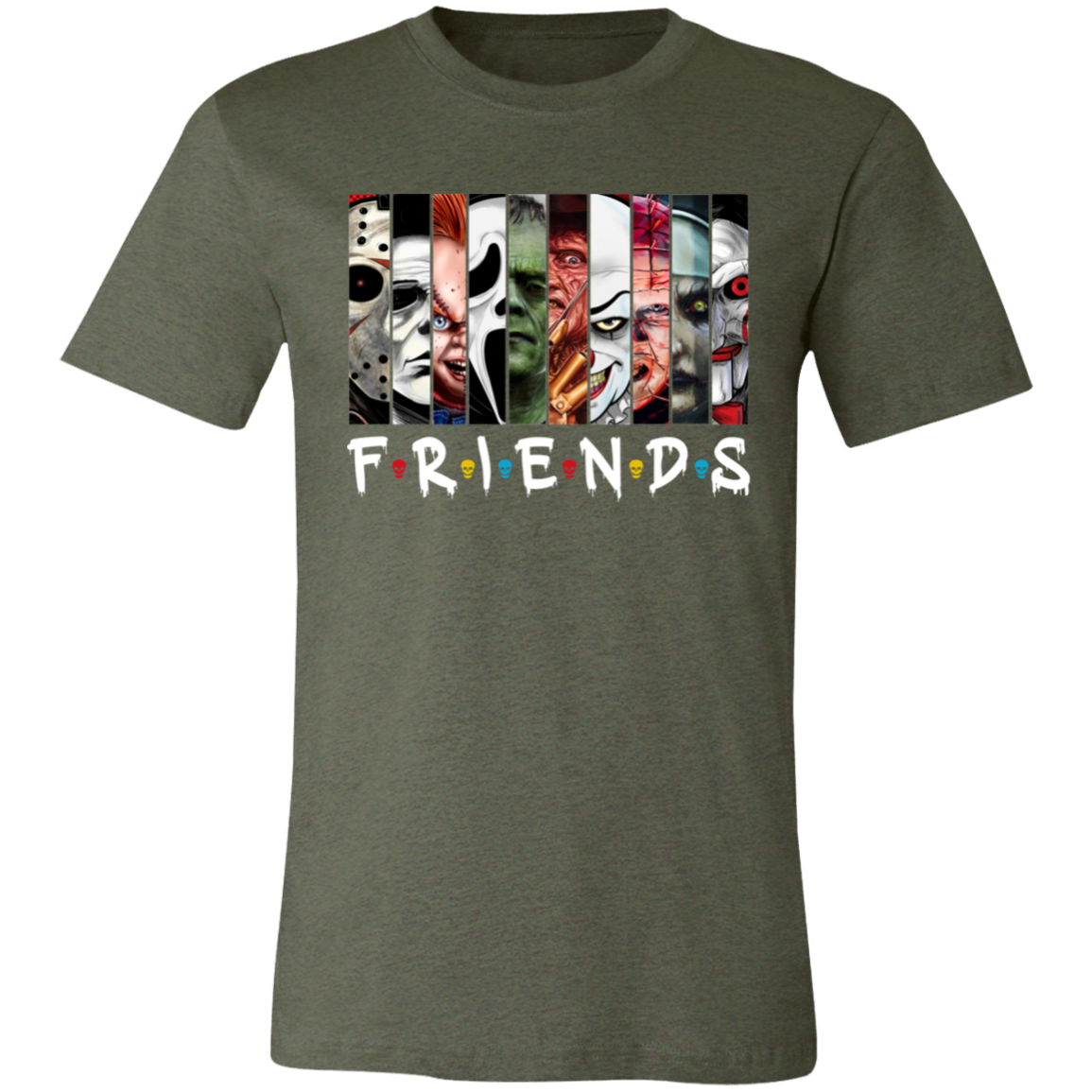 Horror Movie Characters "Friends" T-shirt