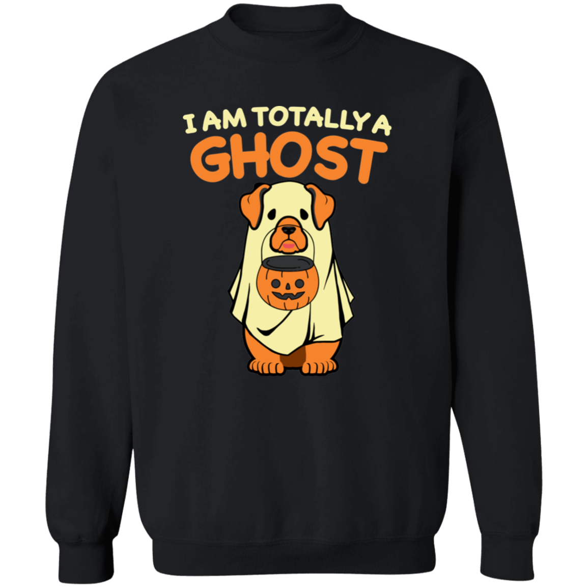 I Am Totally a Ghost Funny Dog Sweatshirt