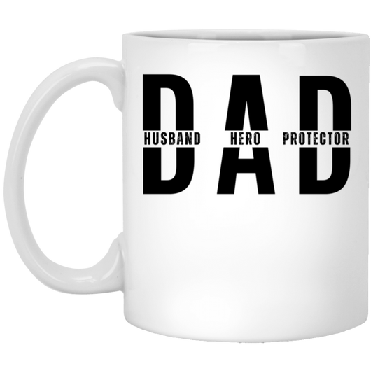 Dad - Husband, Hero, Protector Mug