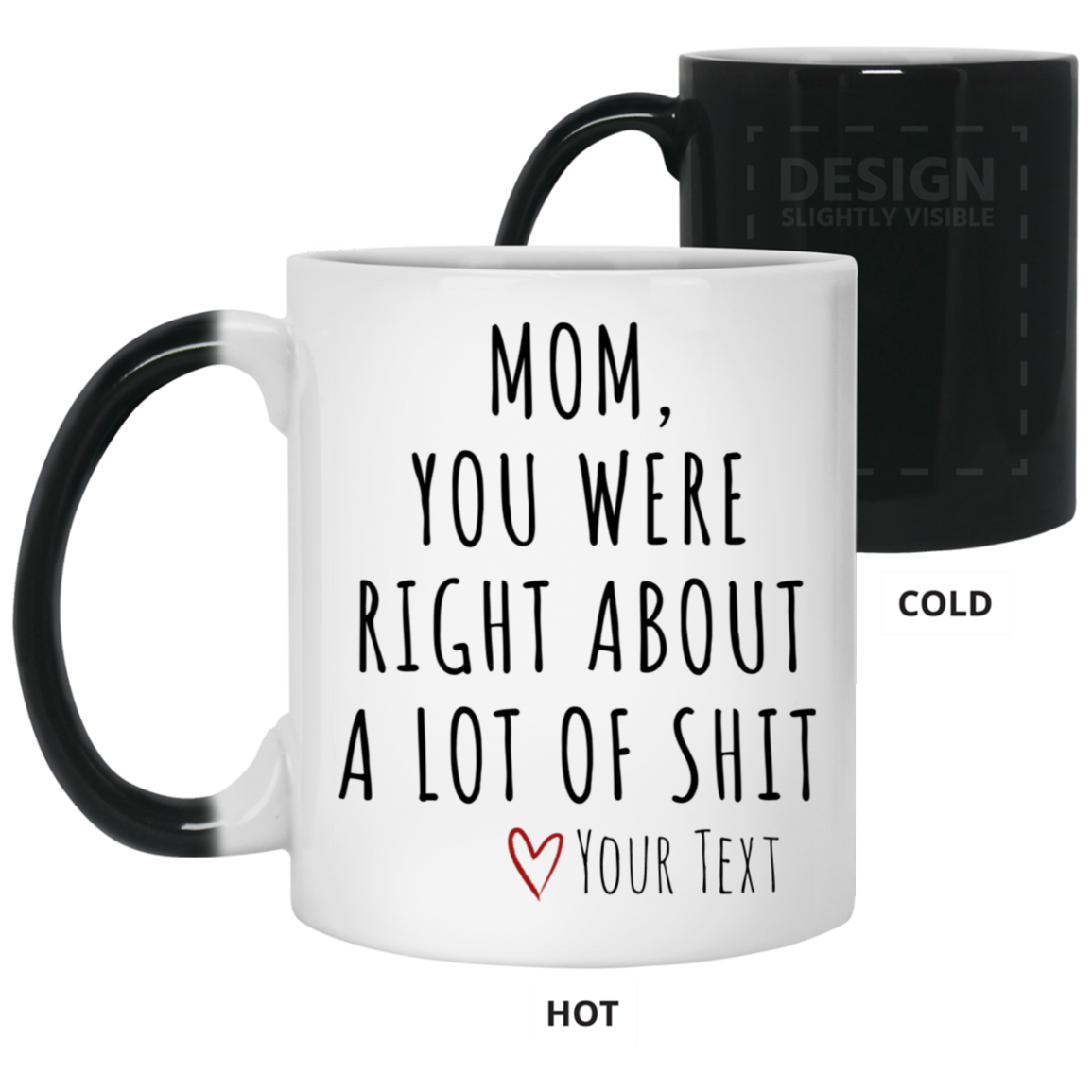 Funny Mom "You Were Right" Mug