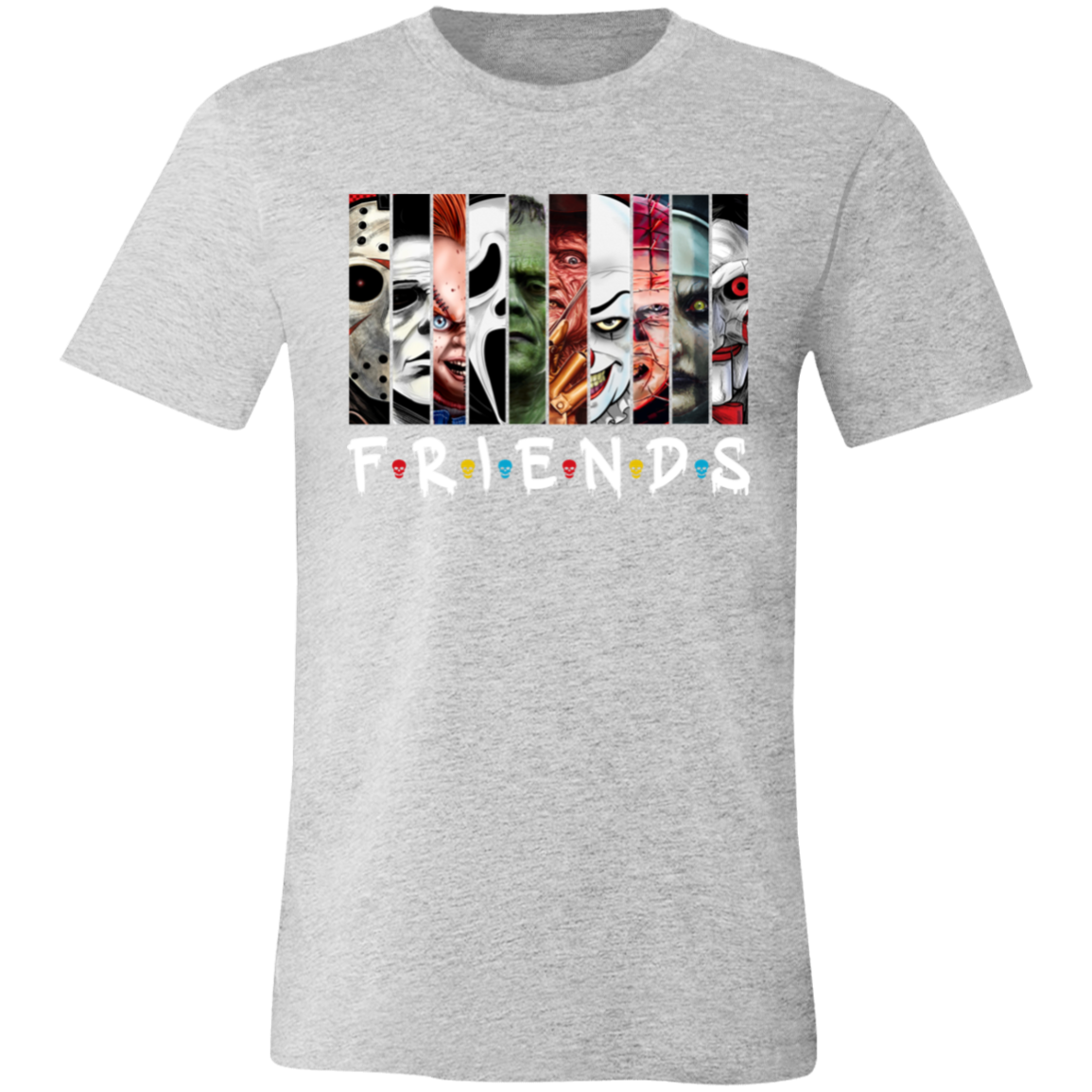 Horror Movie Characters "Friends" T-shirt