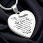 [Almost Sold Out] To My Daughter - "Dad Loves You" Heart Necklace