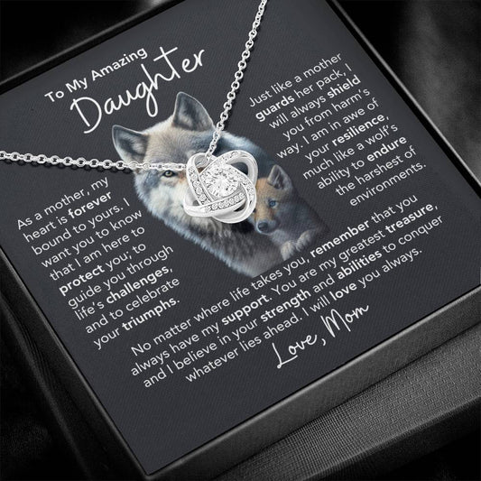 To My Amazing Daughter - "You Are My Greatest Treasure" Necklace
