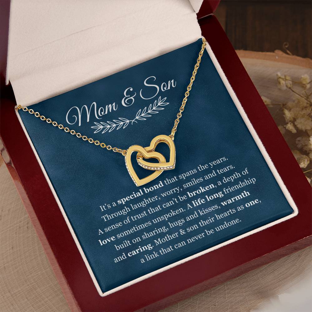 Mom & Son - "Special Bond" Heart Necklace