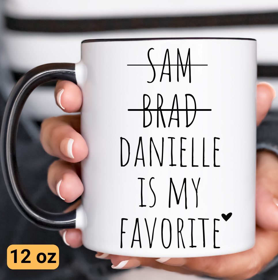 Personalized "I'm The Favorite" Funny Mug