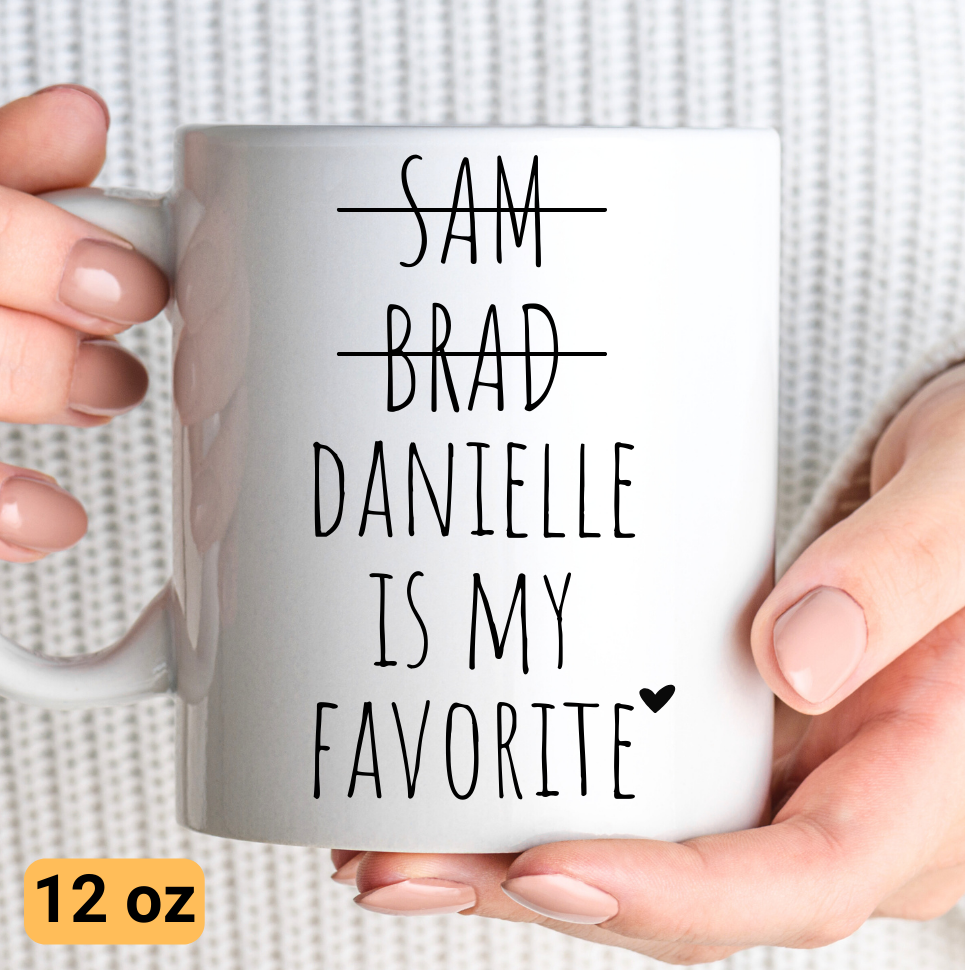 Personalized "I'm The Favorite" Funny Mug